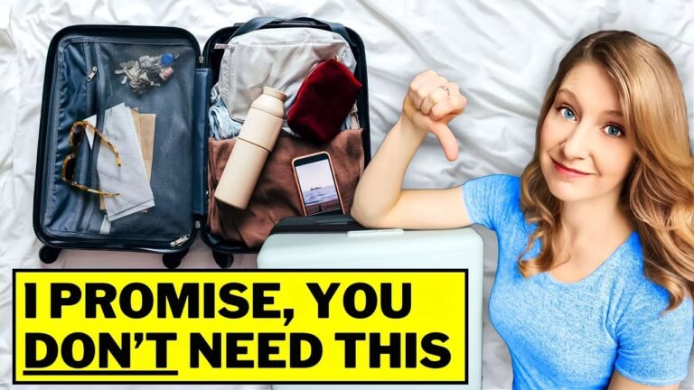 8 Things Experienced Travelers Never Pack (minimalist packing tips)