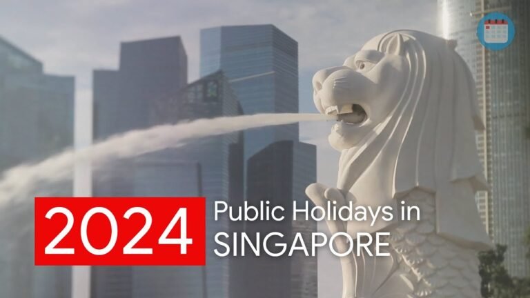 Singapore Announces Public Holidays Dates For 2024