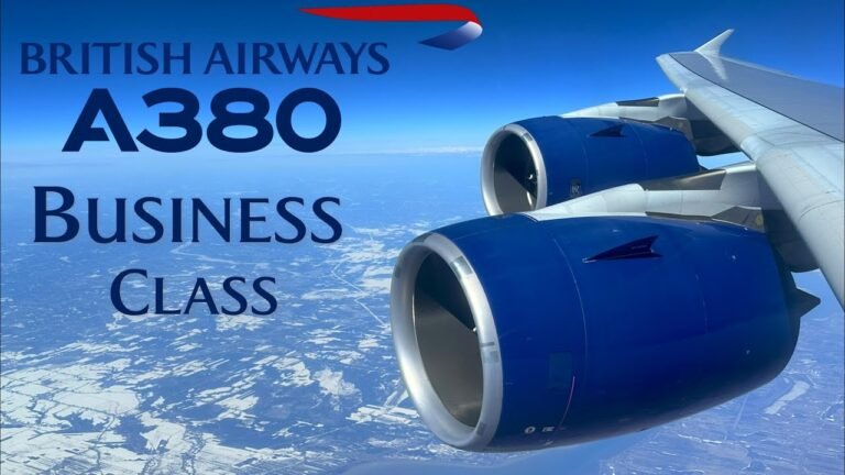 BUSINESS  🇬🇧  London LHR – Dallas DFW 🇺🇸  British Airways Airbus A380 / Upper deck [FLIGHT REPORT]