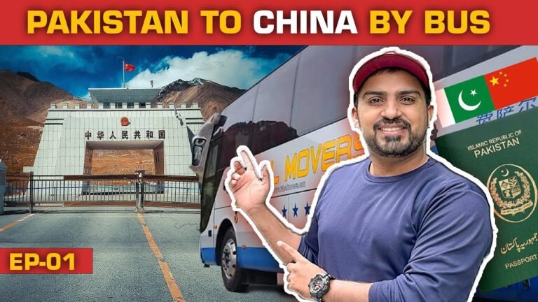 Entering CHINA 🇨🇳 from PAKISTAN 🇵🇰 | Crossing KHUNJERAB BORDER BY BUS  | EP-01 | CHINA SERIES