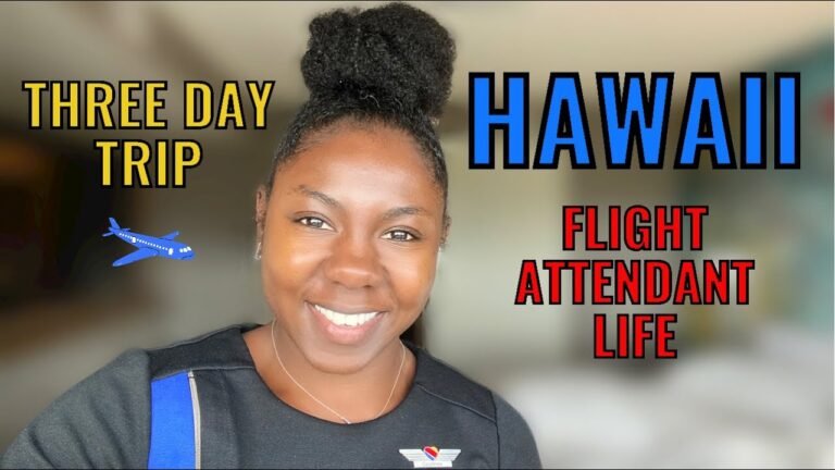 HAWAII | International Flights | Flight Attendant Life